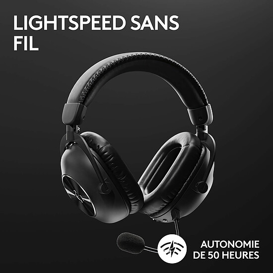 Casque micro Logitech G Pro X 2 Lightspeed - Noir - Autre vue