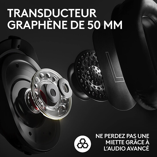 Casque micro Logitech G Pro X 2 Lightspeed - Blanc - Autre vue