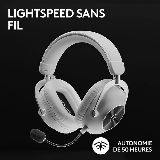 Casque micro Logitech G Pro X 2 Lightspeed - Blanc - Autre vue