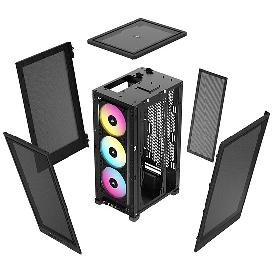 Boîtier PC Corsair 2000D RGB Airflow - Noir  - Autre vue