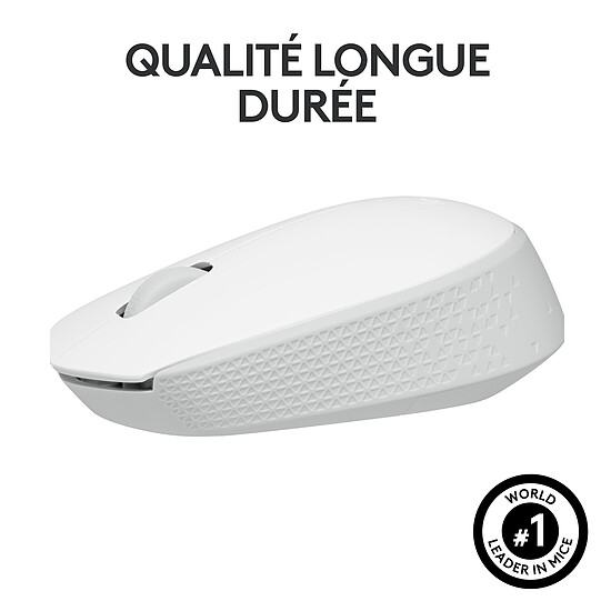 Souris PC Logitech M171 - Blanc cassé - Autre vue