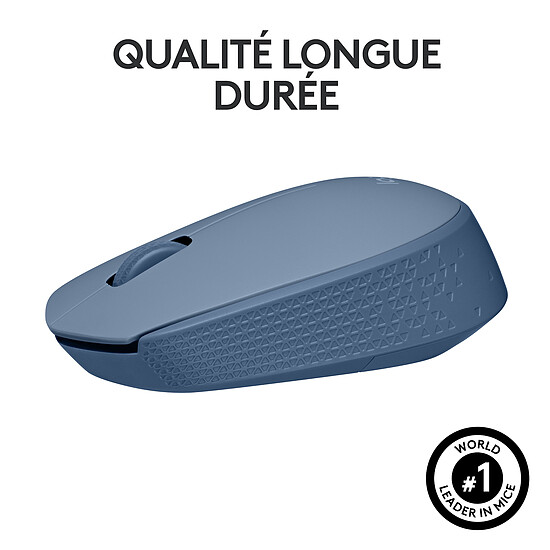 Souris PC Logitech M171 - Bleu gris - Autre vue