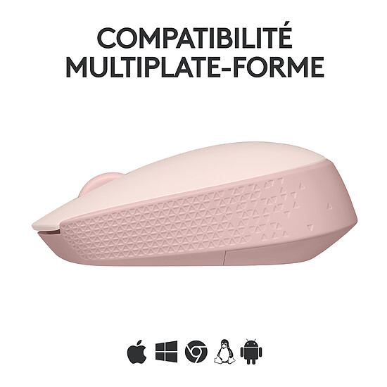 Souris PC Logitech M171 - Rose - Autre vue