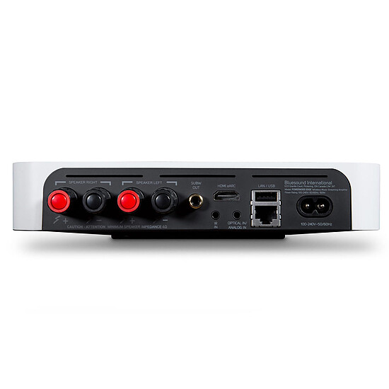 Système Audio Multiroom Bluesound Powernode Edge Blanc - Autre vue