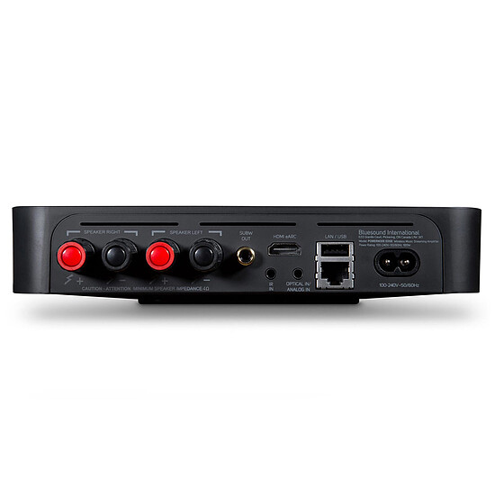 Système Audio Multiroom Bluesound Powernode Edge Noir - Autre vue