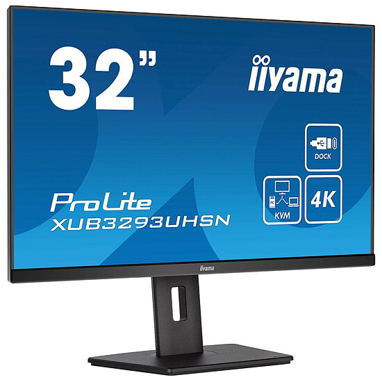 Écran PC Iiyama ProLite XUB3293UHSN-B5 - Autre vue