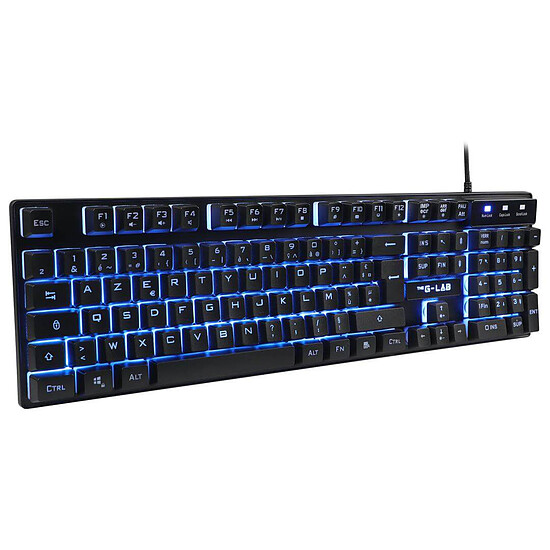 Clavier PC The G-Lab Keyz Caesium - Noir - Autre vue