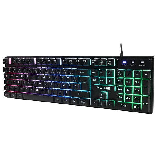 Clavier PC The G-Lab Keyz Caesium - Noir - Autre vue