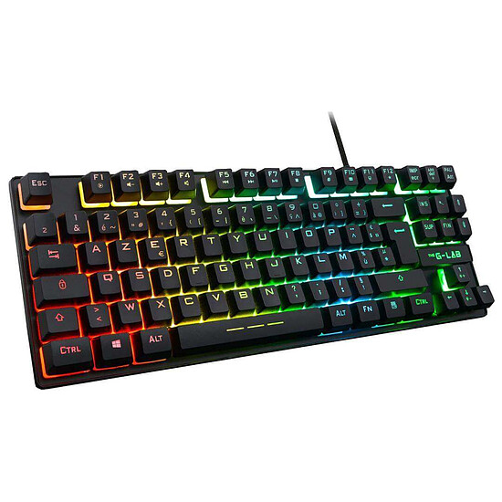Clavier PC The G-Lab Keyz Caesium TKL - Noir - Autre vue