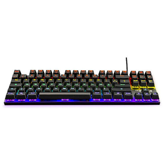 Clavier PC The G-Lab Keyz Mercury TKL - Noir - Outemu Red - Autre vue