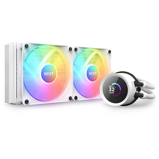 Refroidissement processeur NZXT Kraken 280 RGB - Blanc