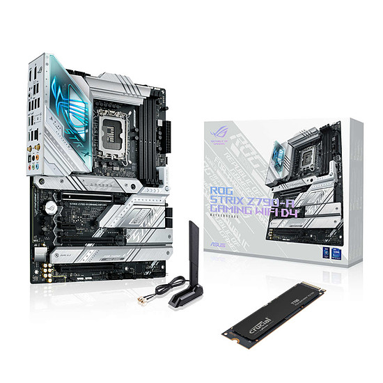 Carte mère Asus ROG STRIX Z790-A GAMING WI-FI D4 + SSD Crucial T700 1 To