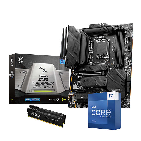 Kit upgrade PC Intel Core i7 13700K - MSI Z790 TOMAHAWK - RAM 32 Go