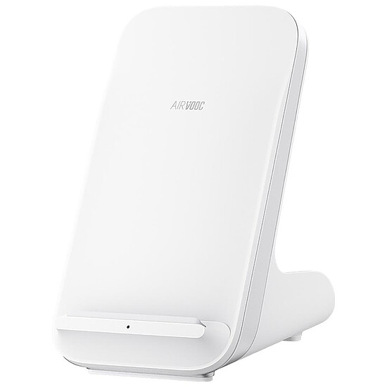 Montre connectée Oppo Watch Aluminium (Noir - Bracelet Fluoroélastomère Noir) - Wi-Fi - 46 mm + Chargeur Sans Fil Air VOOC - Autre vue
