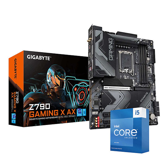 Kit upgrade PC Intel Core i5 13600KF - Gigabyte Z790 GAMING X AX
