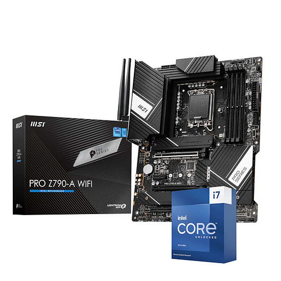 Kit upgrade PC Intel Core i7 13700KF - MSI Z790-A WIFI D5