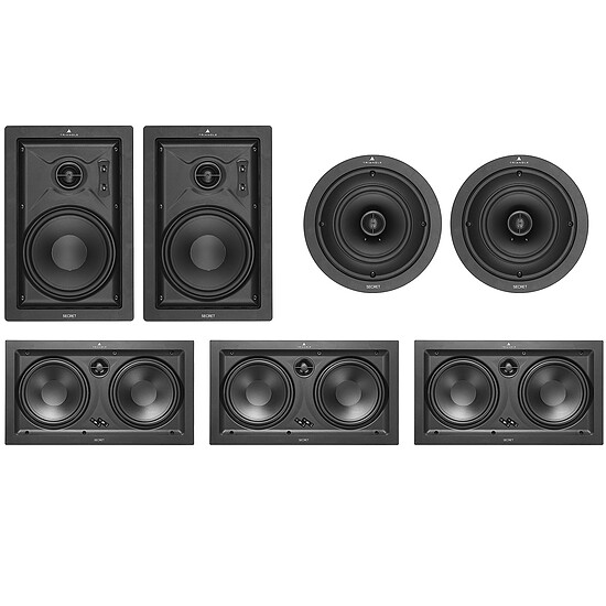 Enceintes HiFi / Home-Cinéma Triangle Pack SECRET LCR7 5.0.2 Small - Autre vue