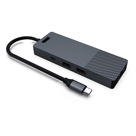 Station d'accueil PC portable INOVU Station d'accueil USB-C 6 en 1 (HDMI/USB/Ethernet/SD) - Autre vue