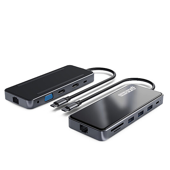 Station d'accueil PC portable INOVU INST12CA2 Station d'accueil USB-C - Occasion - Autre vue