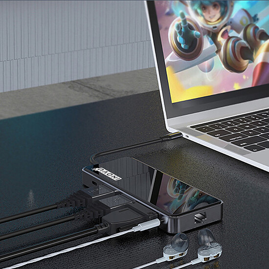 Station d'accueil PC portable INOVU INST12CA2 Station d'accueil USB-C - Occasion - Autre vue
