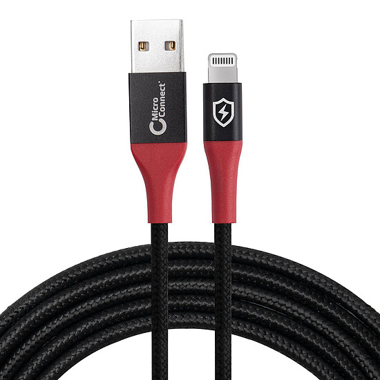 Adaptateur USB MicroConnect Safe Charge USB-A to Lightning Data Blocker - 1.5 m - Autre vue