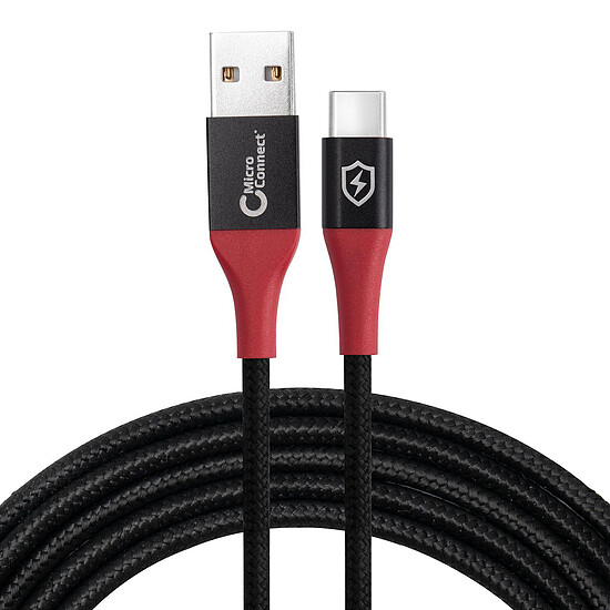 Câble USB MicroConnect Safe Charge USB-A to C Data Blocker - 1.5 m - Autre vue