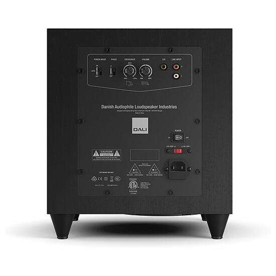 Enceintes HiFi / Home-Cinéma Dali SUB C-8 D - Noir - Autre vue
