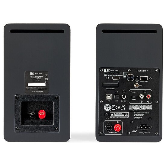 Enceintes HiFi / Home-Cinéma ELAC Debut ConneX DCB41 (la paire) - Noyer - Autre vue