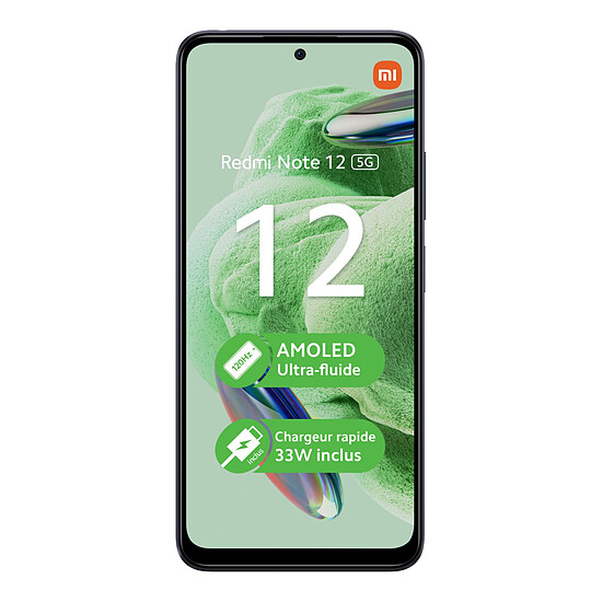 Smartphone reconditionné Xiaomi Redmi Note 12 5G (gris) - 128 Go · Reconditionné - Autre vue