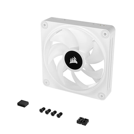 Ventilateur Boîtier Corsair QX120 ICUE Link Expansion kit - Blanc - Autre vue