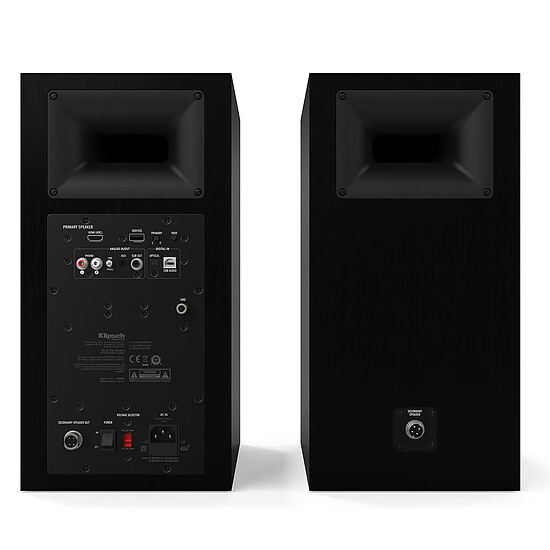 Mini-chaine Klipsch WiiM Mini + Klipsch The Sevens Noir - Autre vue