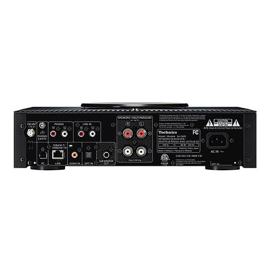 Mini-chaine Technics SA-C600 Noir + Klipsch RP-600M II Ebène - Autre vue