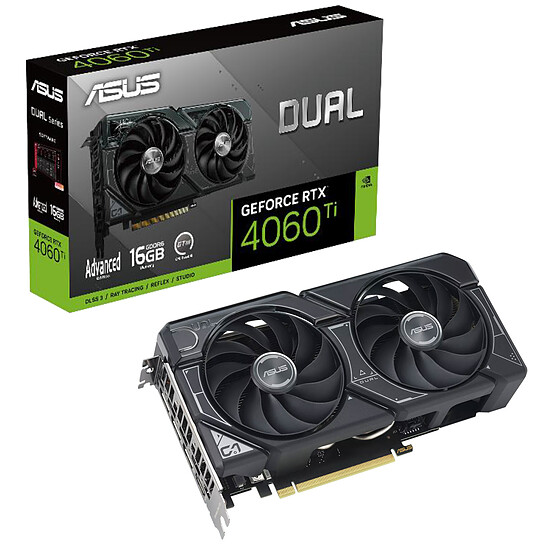 Carte graphique Asus DUAL GeForce RTX 4060 Ti 16G