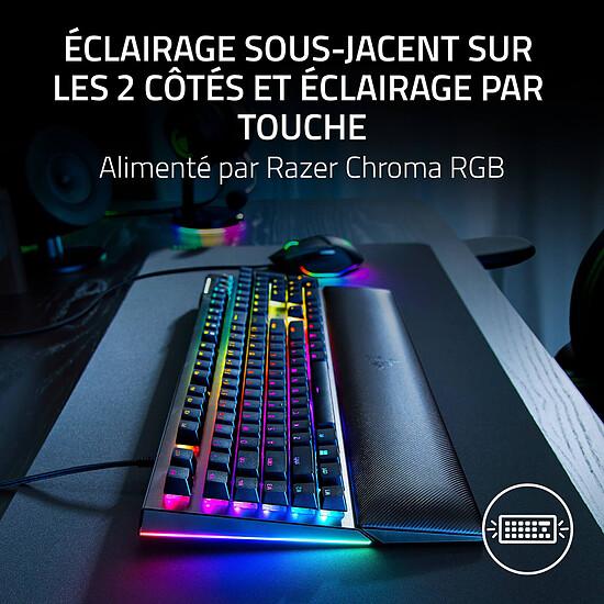 Clavier PC Razer BlackWidow V4 - Razer Green - Autre vue