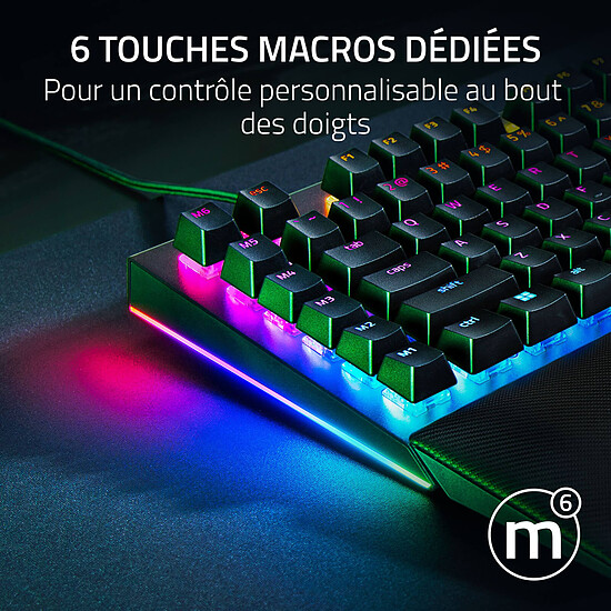 Clavier PC Razer BlackWidow V4 - Razer Green - Autre vue
