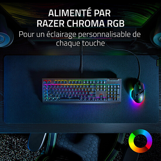 Clavier PC Razer BlackWidow V4 X - Razer Green - Autre vue