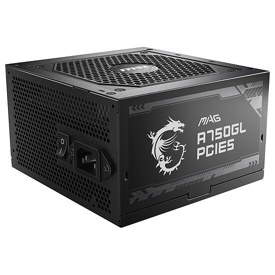 Alimentation PC MSI MAG A750GL PCIE5 - Autre vue