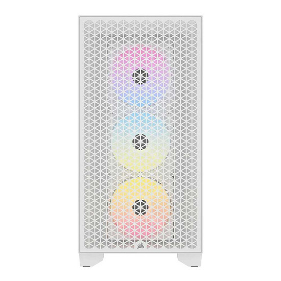 Boîtier PC Corsair 3000D RGB Airflow - Blanc - Autre vue