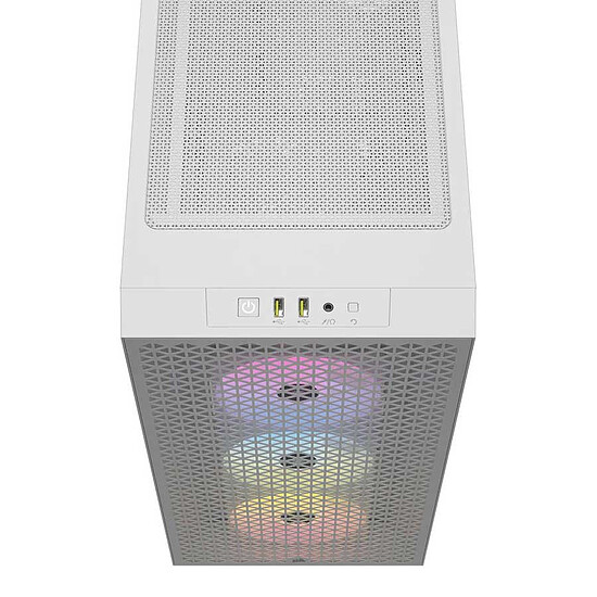 Boîtier PC Corsair 3000D RGB Airflow - Blanc - Autre vue
