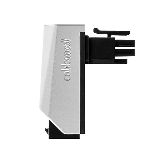 Câble d'alimentation CableMod Adaptateur 12VHPWR coudé à 90° - Variant A - Blanc 