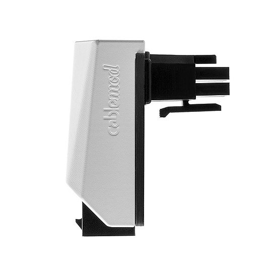 Câble d'alimentation CableMod Adaptateur 12VHPWR coudé à 90° - Variant B - Blanc
