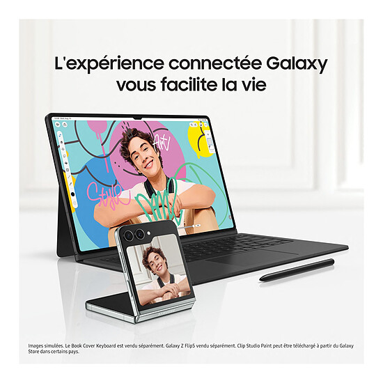 Tablette reconditionnée Samsung Galaxy Tab S9 11" SM-X716B Anthracite WiFi - 5G - 128 Go - 8 Go · Reconditionné - Autre vue