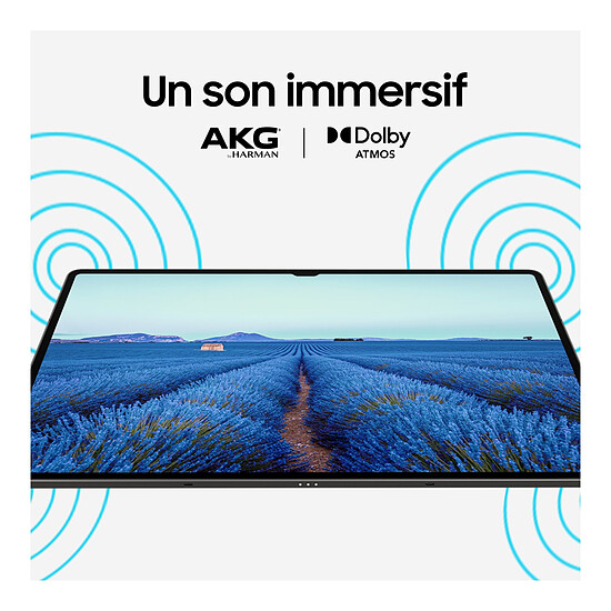 Tablette reconditionnée Samsung Galaxy Tab S9 11" SM-X716B Anthracite WiFi - 5G - 128 Go - 8 Go · Reconditionné - Autre vue