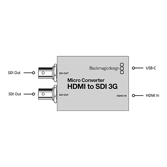 Accessoires HDMI Blackmagic Design Micro Converter HDMI to SDI 3G - Autre vue