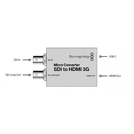Accessoires HDMI Blackmagic Design Micro Converter SDI to HDMI 3G - Autre vue
