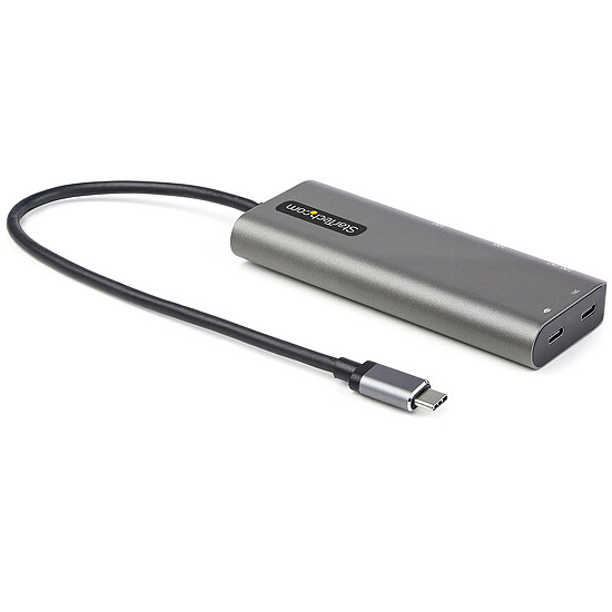 Station d'accueil PC portable StarTech.com Adaptateur multiport USB-C avec HDMI ou Mini DisplayPort 4K 60 Hz, Hub USB 4 ports et Power Delivery 100W - Autre vue