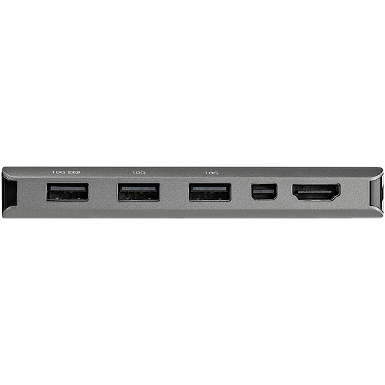 Station d'accueil PC portable StarTech.com Adaptateur multiport USB-C avec HDMI ou Mini DisplayPort 4K 60 Hz, Hub USB 4 ports et Power Delivery 100W - Autre vue