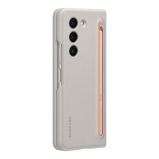 Coque et housse Samsung Coque Crème avec S Pen intégré - Galaxy Z Fold5 - Autre vue