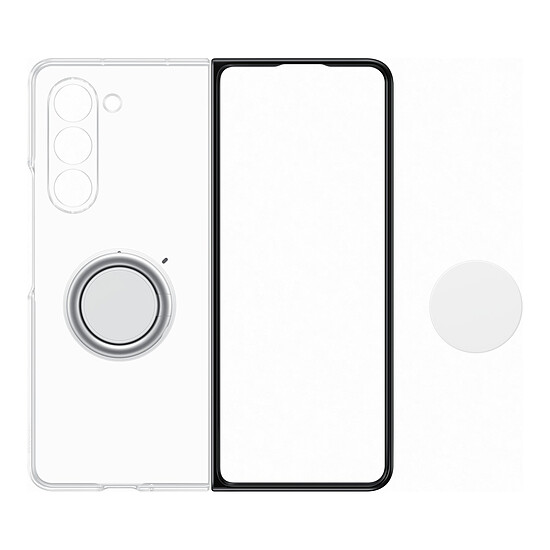 Coque et housse Samsung Coque transparente avec support amovible - Galaxy Z Fold5 - Autre vue