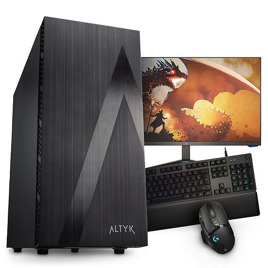 PC de bureau Altyk - Omega - G1-I7K32R47-N1 + Fox Spirit FQ270 Starter Pack
